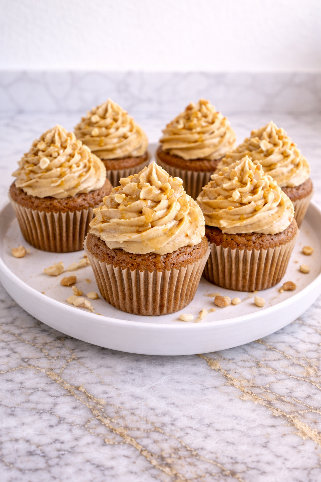 Homemade Peanut Butter Dog Cupcakes