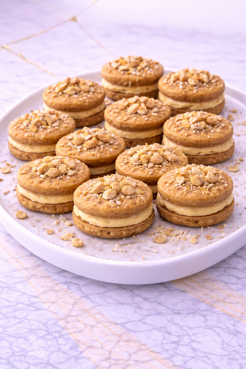 Peanut Butter Banana Sandwich Dog Treats