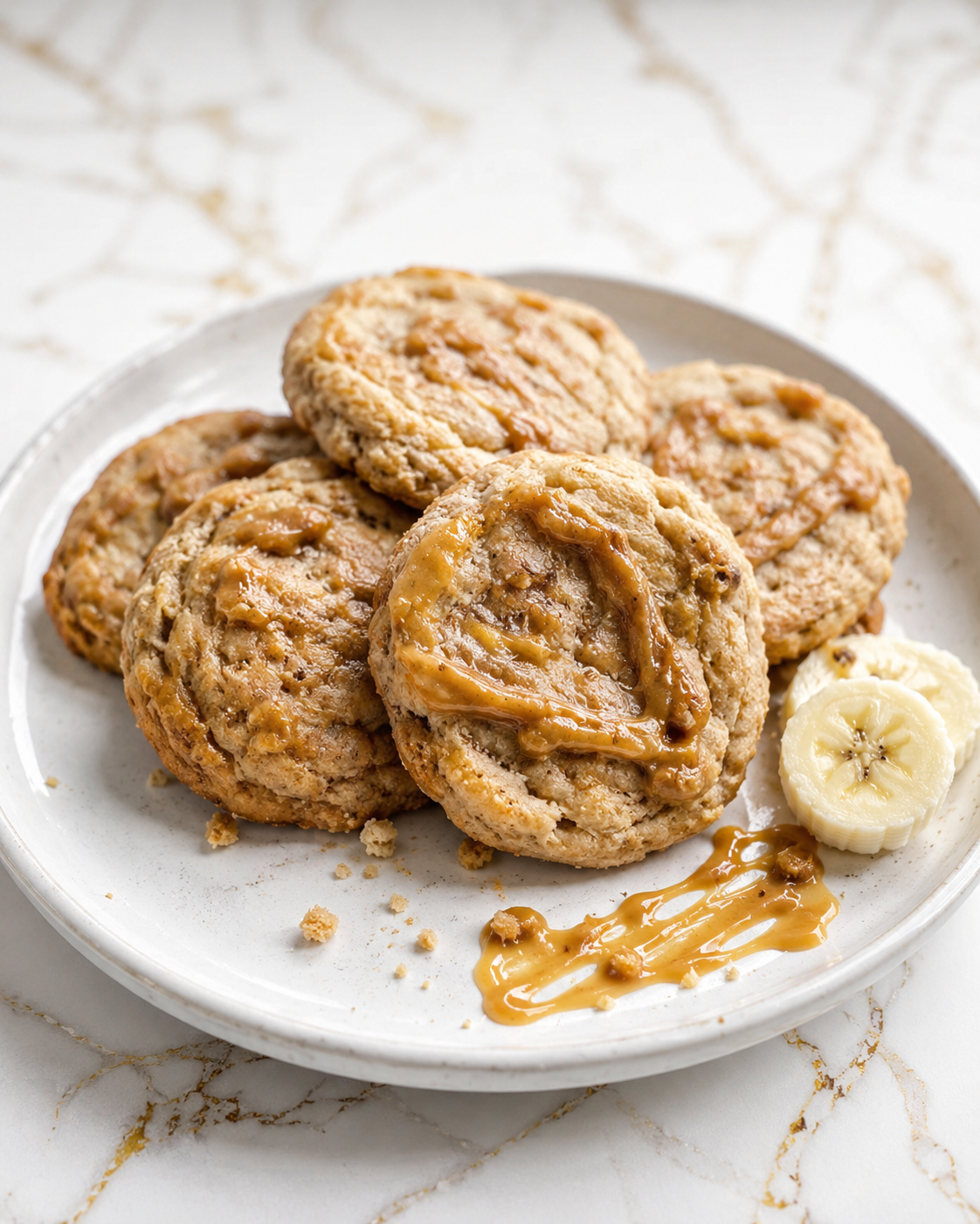 Banana Peanut Butter Dog Cookies
